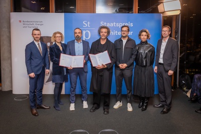 Sonderpreis Handel und Dienstleistung: Erweiterung Firmenzentrale Windkraft Simonsfeld – © BMWET, Matthias Silveri