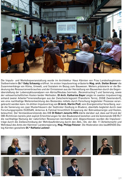 Ergebnisse Workshop