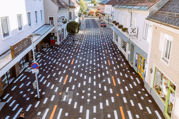 Begegnungszone, Trofaiach, Foto: © Foto Freisinger, 2018