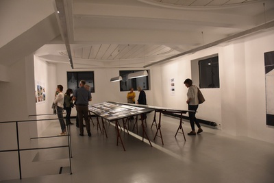 Eröffnung der Ausstellung "Arthur Salner: Raumbilderwelten" am 29. September 2016, Foto © aut