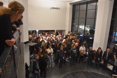 Ausstellungseröffnung "geld . macht . raum" am 7. November 2025