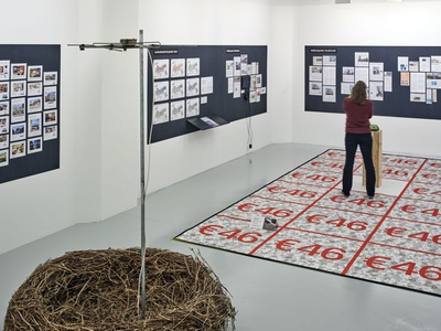 Blick in die Ausstellung im aut