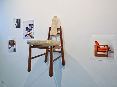 Blick in die Ausstellung "Aufbruch in die Architekturmoderne El Salvadors" im aut