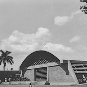 Marktanlage, Sonsonate, um 1955