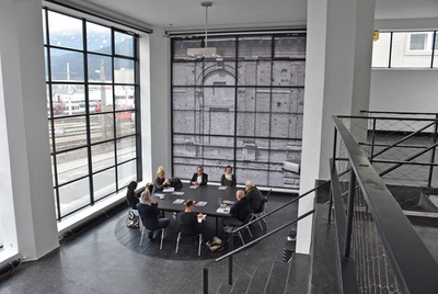 Pressekonferenz "Klaus Kinold: Hans Döllgast und Rudolf Schwarz. Zwei Baumeister der anderen Moderne" und "Klaus Kinold. Der Architekt fotografiert Architektur" (in Kooperation mit dem Archiv für Baukunst)