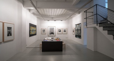 Blick in die Ausstellung "Klaus Kinold: Hans Döllgast und Rudolf Schwarz" im aut