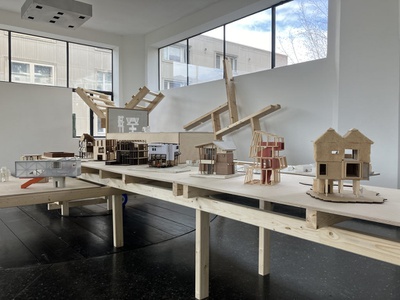 Ausstellung "ZENZI – Zentrum für zirkuläres und nach­haltiges Bauen" im aut