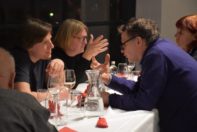 Abendessen mit Partnern, Sponsoren und Förderern im aut am 22. Feber 2025