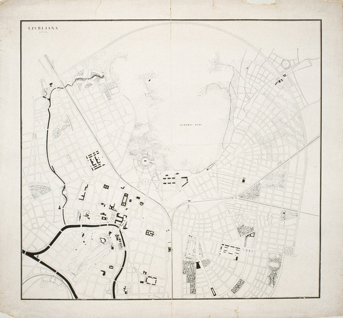 Urban Plan Ljubljana, 1928