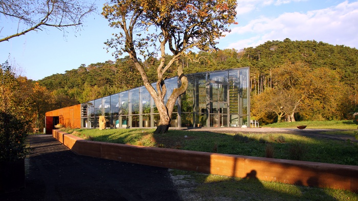 Glashaus Arche Guntrams, 
Architekt: Halbritter Hillerbrandt Architekten, 2016