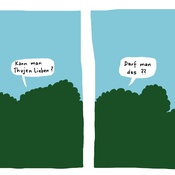 Edith Payer, Thujenfragen, 2021, digital erstellt